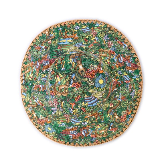 Sakroots Green & Red Bali Wana Greenthumb Sun Hat main image 6